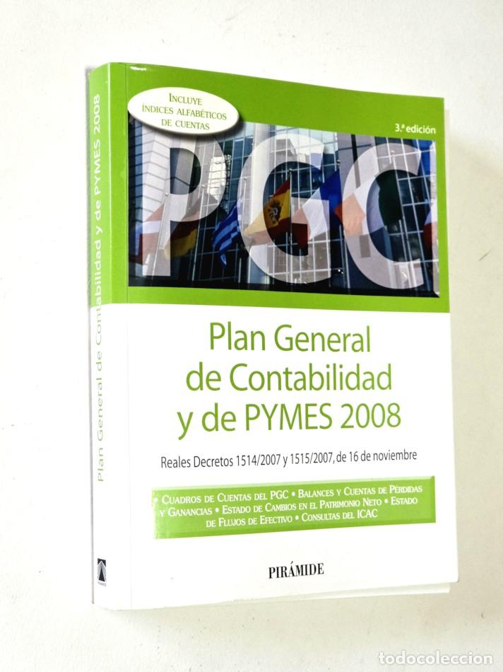 Libros de segunda mano: Plan General de Contabilidad y de PYMES 2008 - Foto 1