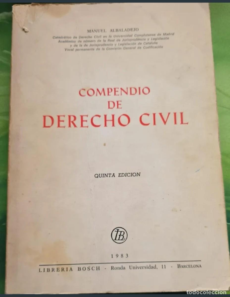 Libros de segunda mano: CL&Aacute;SICO DE DERECHO CIVIL - Foto 2