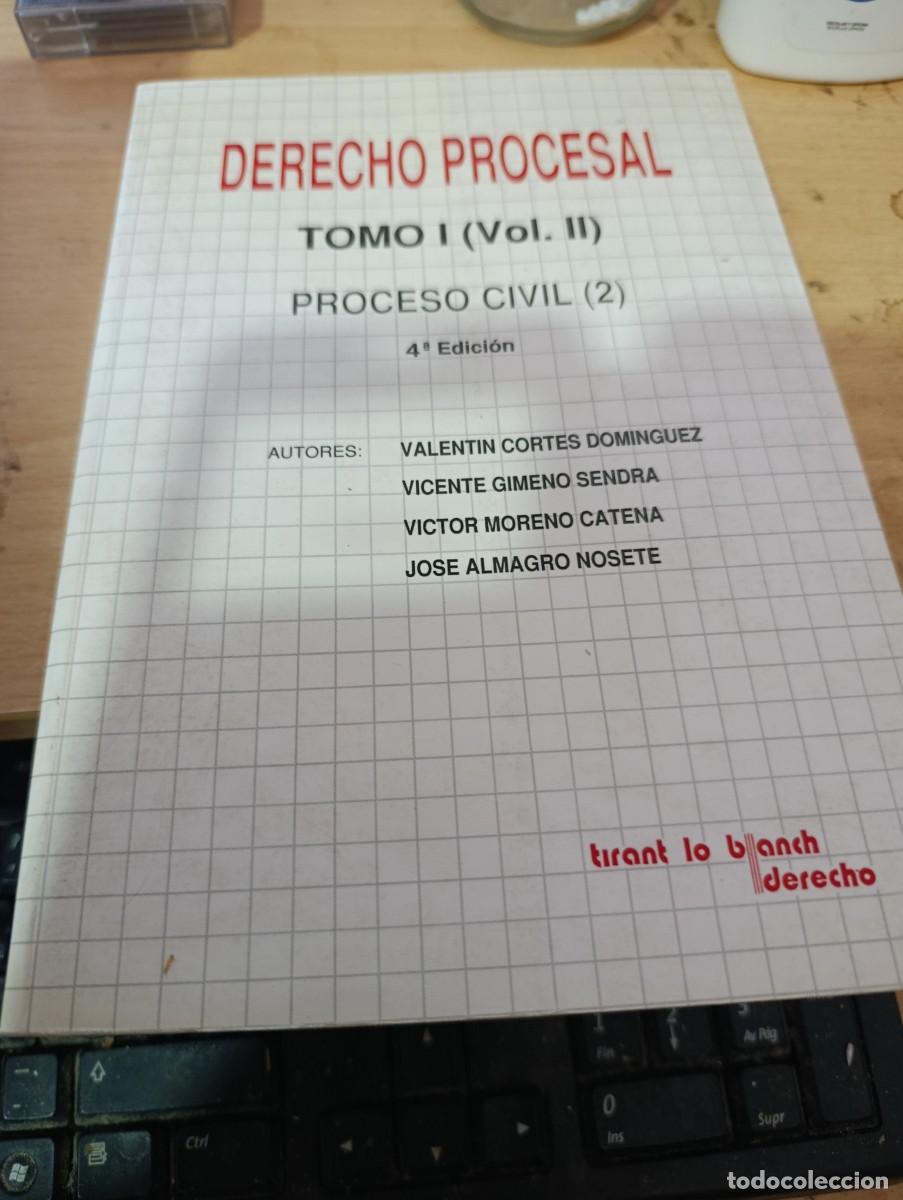 Libros de segunda mano: DERECHO PROCESAL. TOMO I. VOL. II. PROCESO CIVIL 2. EST32B2