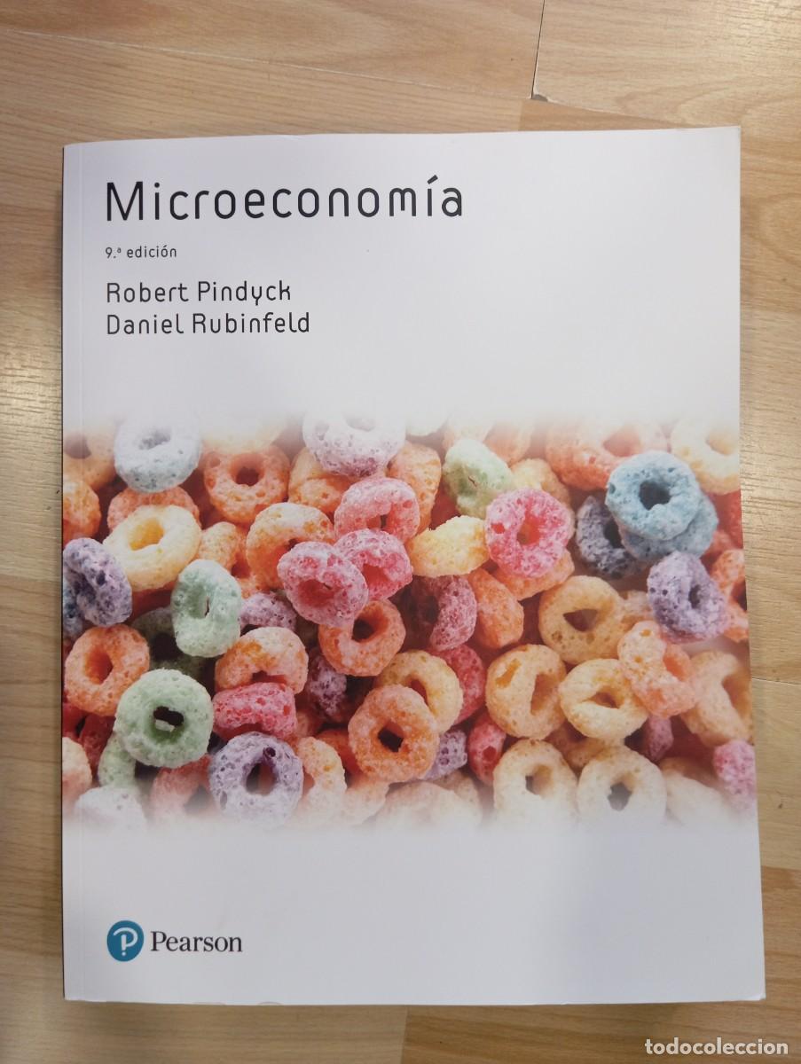 Libros de segunda mano: 'Microeconom&iacute;a'. 9a edici&oacute;n. Robert Pindyck y Daniel Rubinfeld. Pearson. 2018.