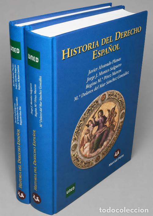 Libros de segunda mano: �F1535 - HISTORIA DEL DERECHO ESPA&Ntilde;OL + TEXTOS COMENTADOS. [2 TOMOS]. COMO NUEVOS.
