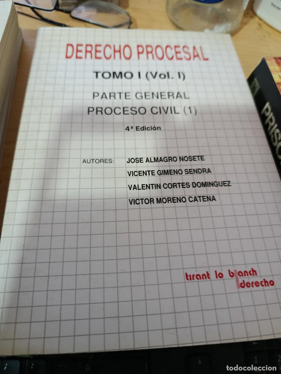 Libros de segunda mano: DERECHO PROCESAL TOMO I. VOL. I. PARTE GENERAL PROCESO CIVIL. I. EST32B2