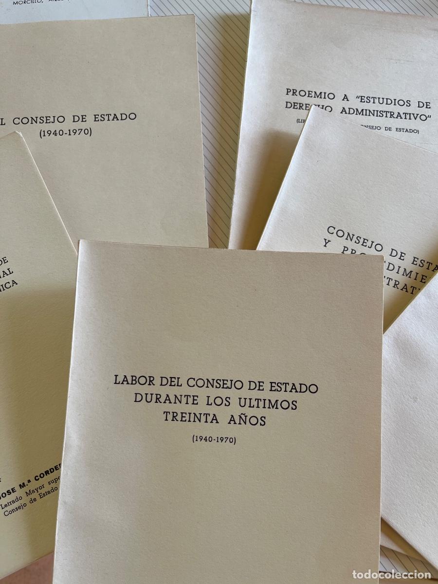 Libros de segunda mano: Consejo del Estado - 6 separatas de Estudios de Derecho Administrativo, a&ntilde;os 70