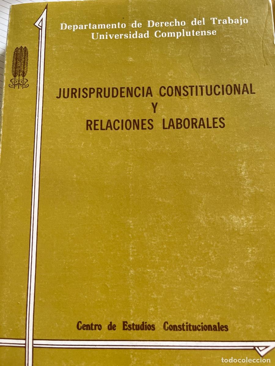 Libros de segunda mano: Jurisprudencia constitucional / Diligencia y Negligencia-Centro de Estudios Pol&iacute;ticos