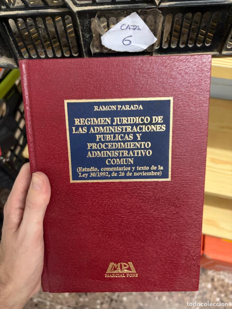 Libros de segunda mano: CAJA6 Ram&oacute;n Parada, R&eacute;gimen jur&iacute;dico de las Administraciones P&uacute;blicas y procedimiento administrativo