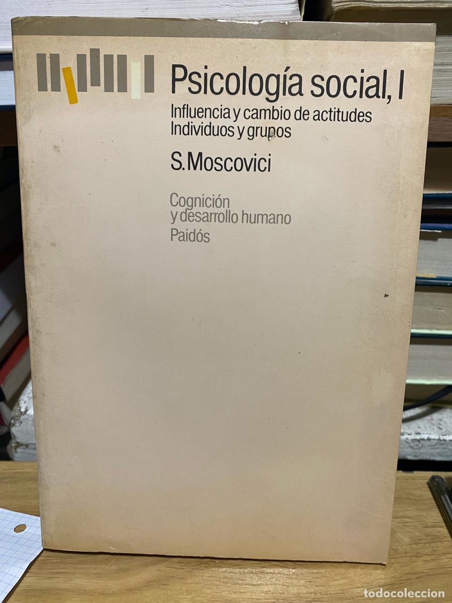 Libros de segunda mano: PSICOLOGIA SOCIAL, 1, S. MOSCOVICI, EDT. PAIDOS