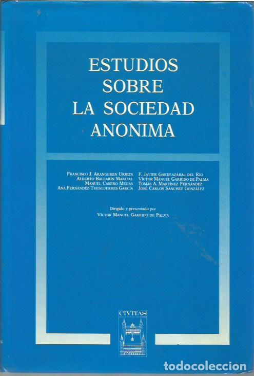 Libros de segunda mano: ESTUDIOS SOBRE LA SOCIEDAD ANONIMA CIVITAS