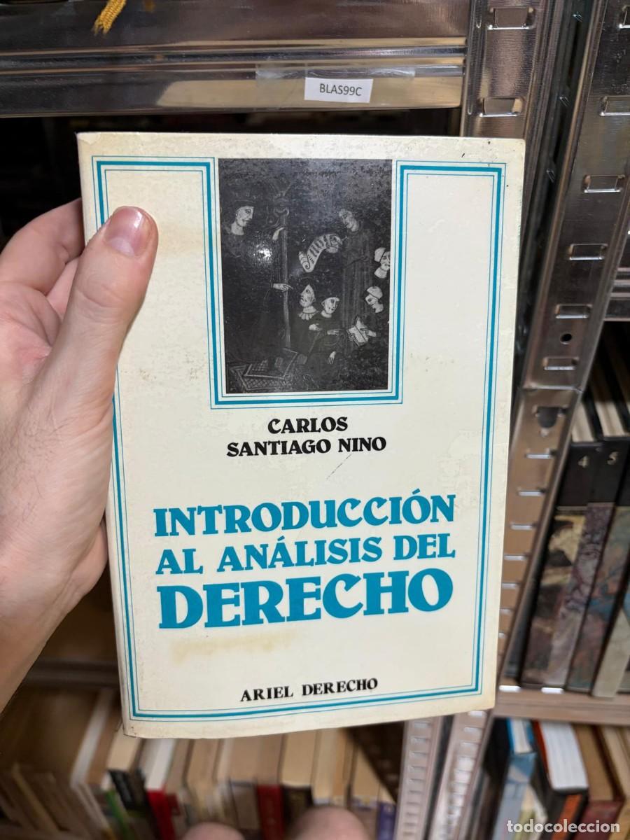 Libros de segunda mano: BLAS99C Carlos Santiago Nino, Introducci&oacute;n al an&aacute;lisis del derecho, Ariel Derecho