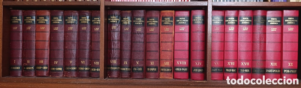 Libros de segunda mano: Nueva Enciclopedia Jur&iacute;dica Seix 20 tomos