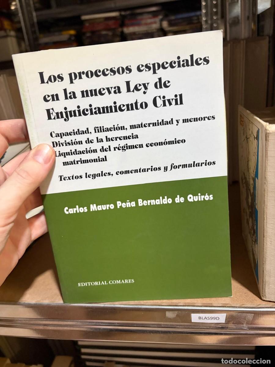 Libros de segunda mano: BLAS99D Los procesos especiales en la nueva Ley de Enjuiciamiento Civil &mdash; Carlos Mauro Pe&ntilde;a Bernaldo