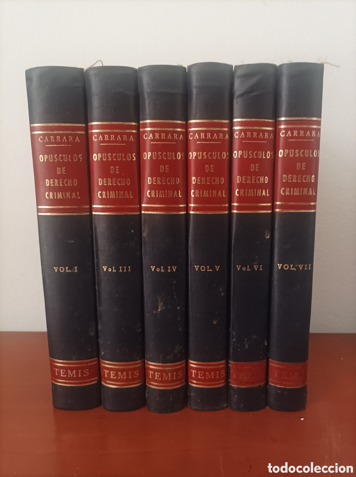 Libros de segunda mano: OP&Uacute;SCULOS DE DERECHO CRIMINAL. F.CARRARA, COMPLETA