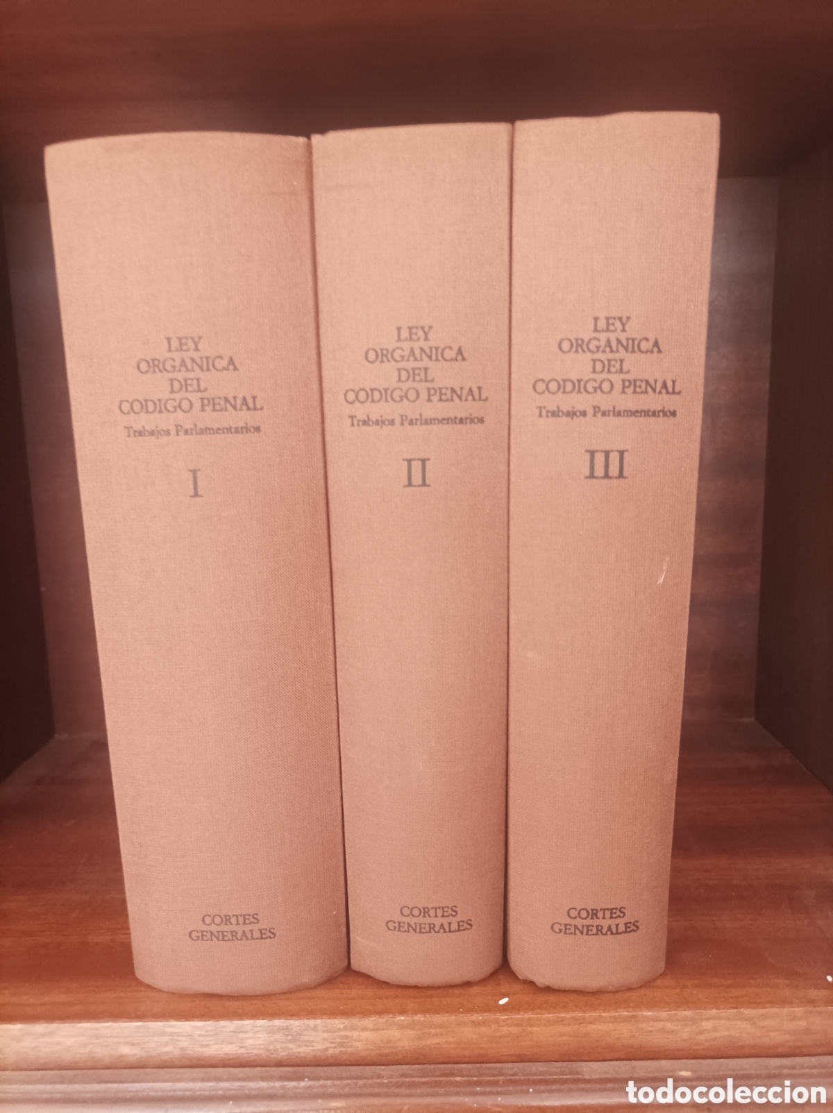 Libros de segunda mano: LEY ORG&Aacute;NICA DEL C&Oacute;DIGO PENAL. TRABAJOS PARLAMENTARIOS