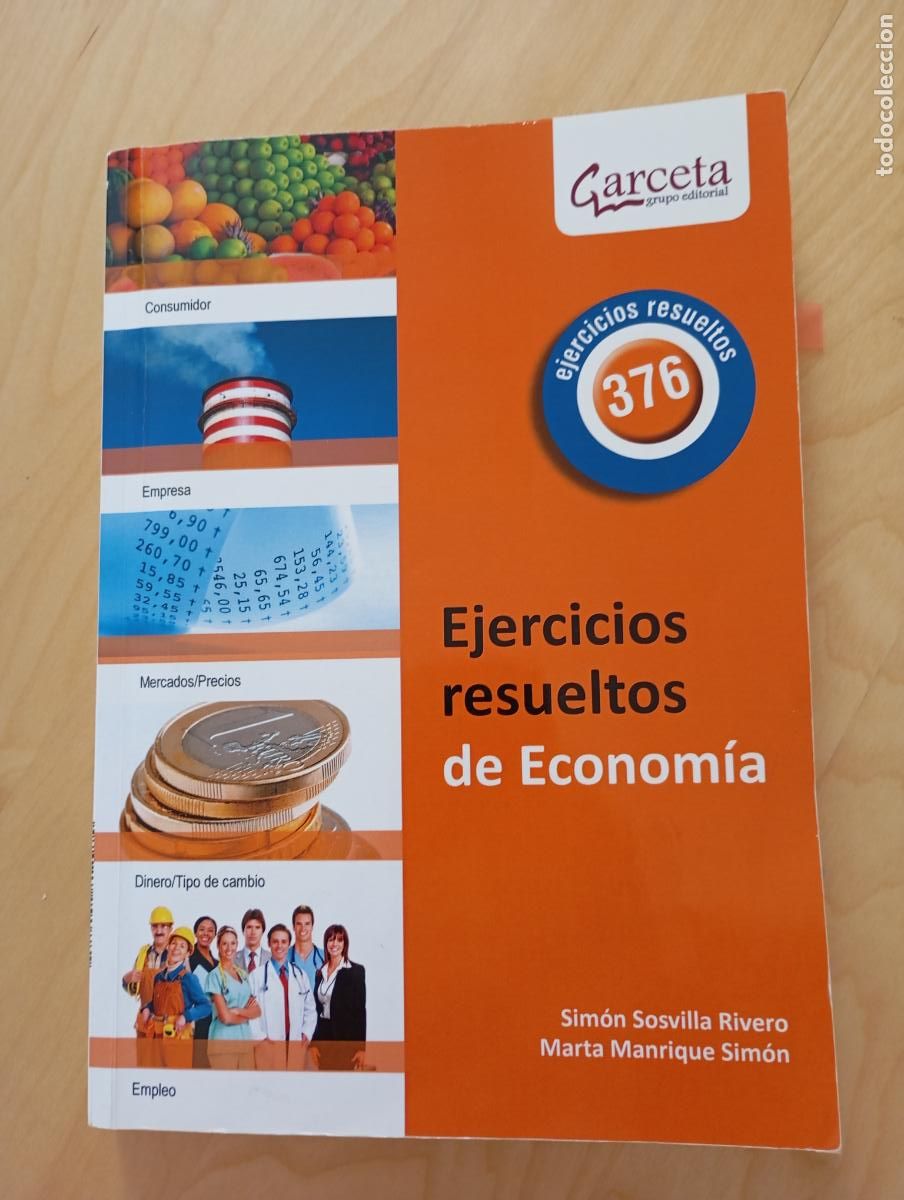 Libros de segunda mano: Ejercicios resueltos de econom&iacute;a 376 ejercicios resueltos Varios autores
