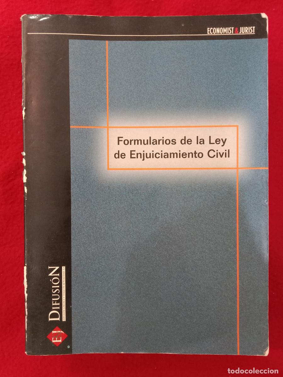 Libros de segunda mano: Formularios de la Ley de Enjuiciamiento Civil - Edit. Economist & Jurist. 2000