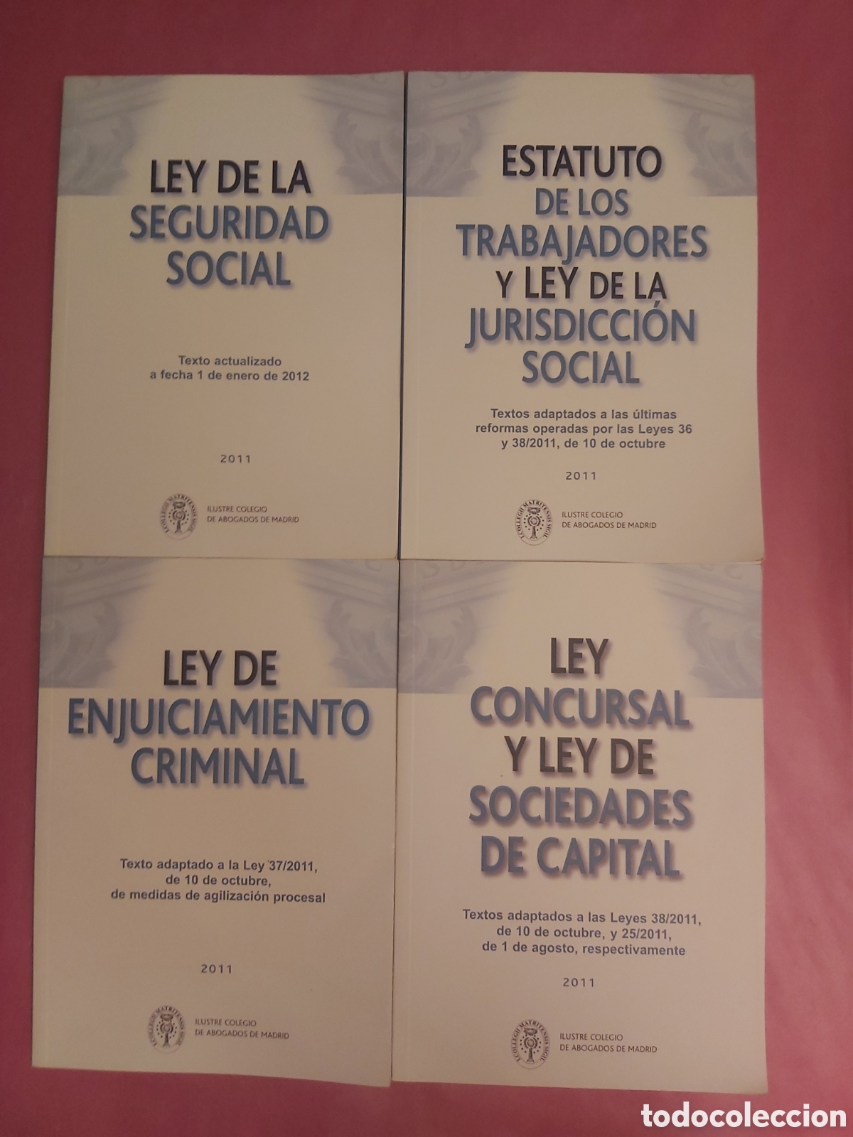 Gebrauchte B&uuml;cher: LEY CONCURSAL Y LEY DE SOCIEDADES DE CAPITAL 4 LIBROS
