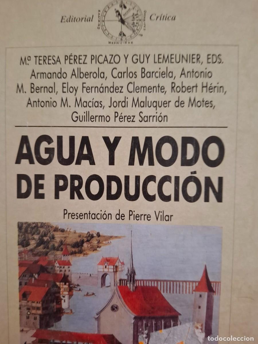 Second hand books: agua y modo de producci&oacute;n vv aa