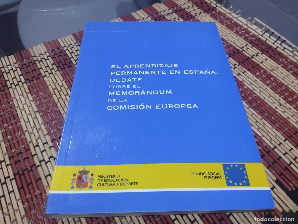 Libros de segunda mano: EL APRENDIZAJE PERMANENTE EN ESPA&Ntilde;A: DEBATE SOBRE EL MEMOR&Aacute;NDUM DE LA COMISI&Oacute;N EUROPEA