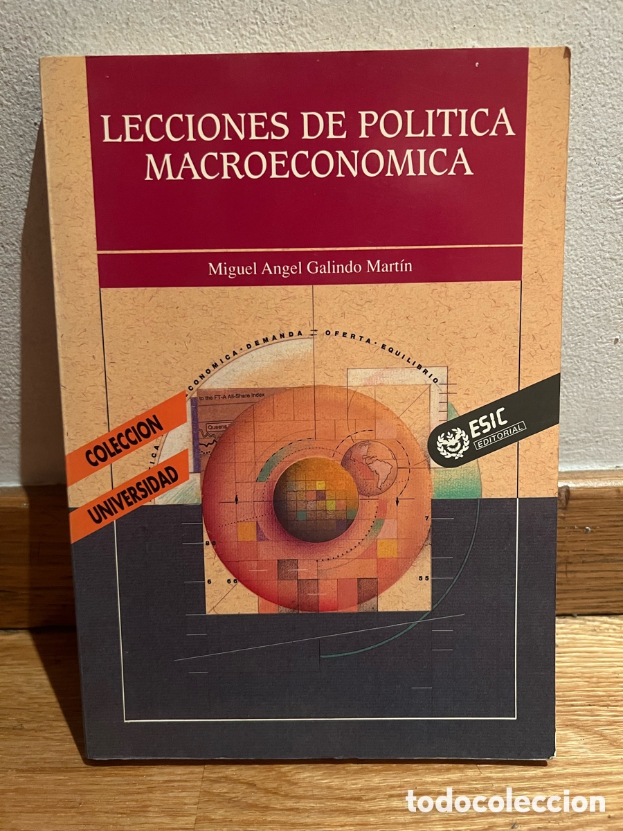 Libros de segunda mano: LECCIONES DE POLITICA MACROECONOMICA Miguel Angel Galindo Mart&iacute;n