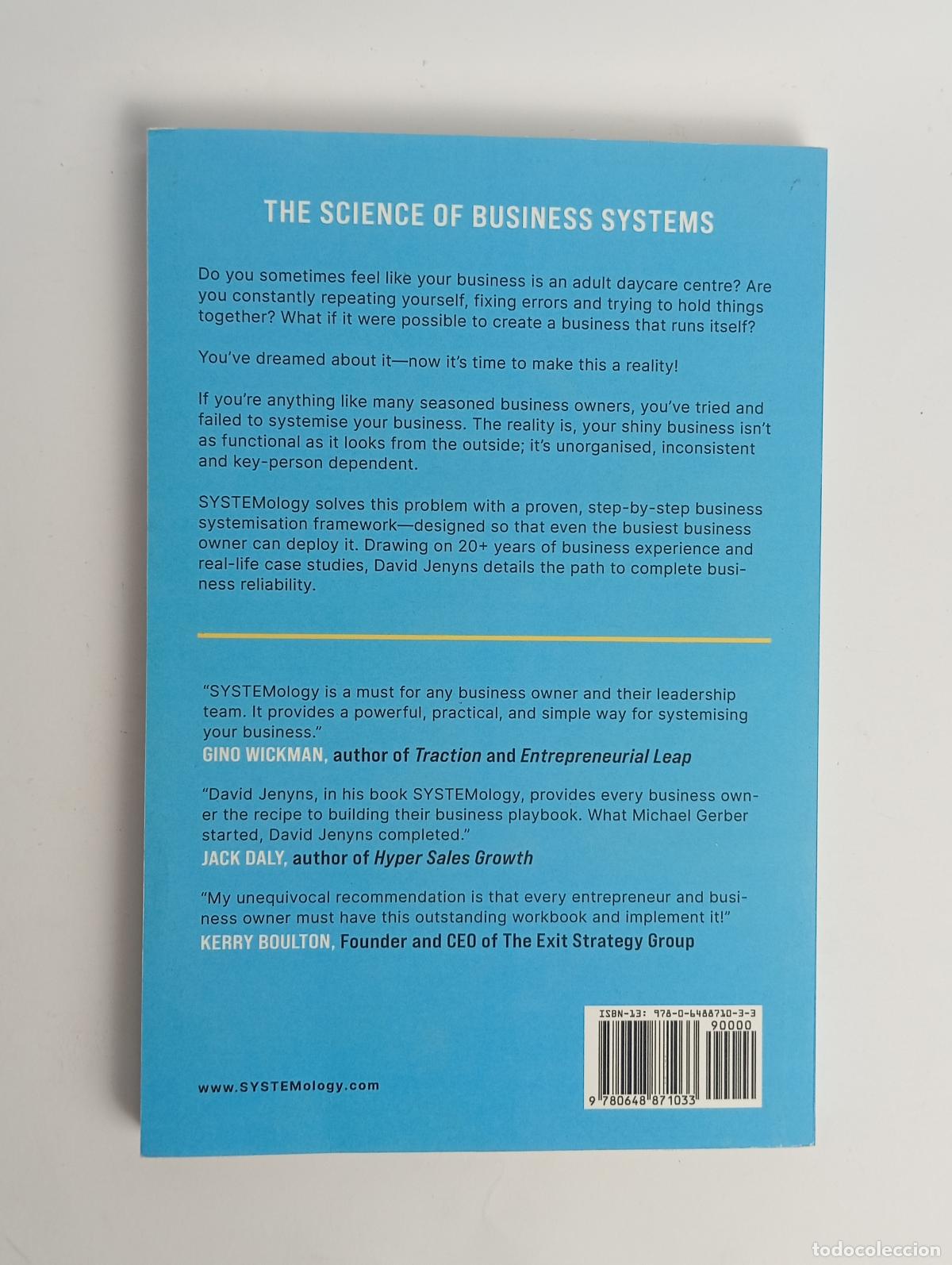 Libros de segunda mano: Systemology David Jenyns Libro Ingl&eacute;s - Foto 2