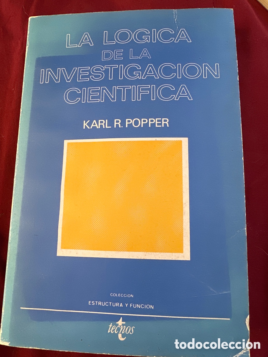 Libros de segunda mano: Libro la l&oacute;gica de la investigaci&oacute;n cient&iacute;fica