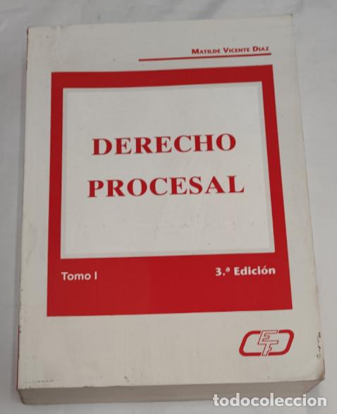 Libros de segunda mano: DERECHO PROCESAL, MATILDE VICENTE DIAZ, TOMO I, CEF 1995, LIBRO