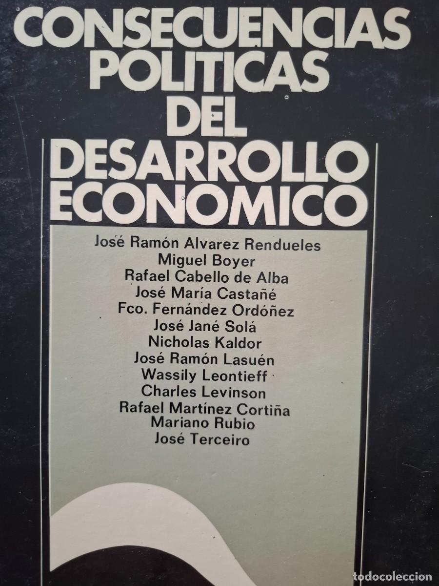 Libros de segunda mano: consecuencias pol&iacute;ticas del desarrollo econ&oacute;mico vv aa VII semana econ&oacute;mica internacional