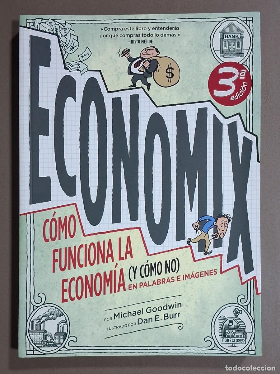 Libros de segunda mano: Economix. C&oacute;mo funciona la econom&iacute;a (y c&oacute;mo no) en palabras e im&aacute;genes. Michael Goodwin. Como nuevo!
