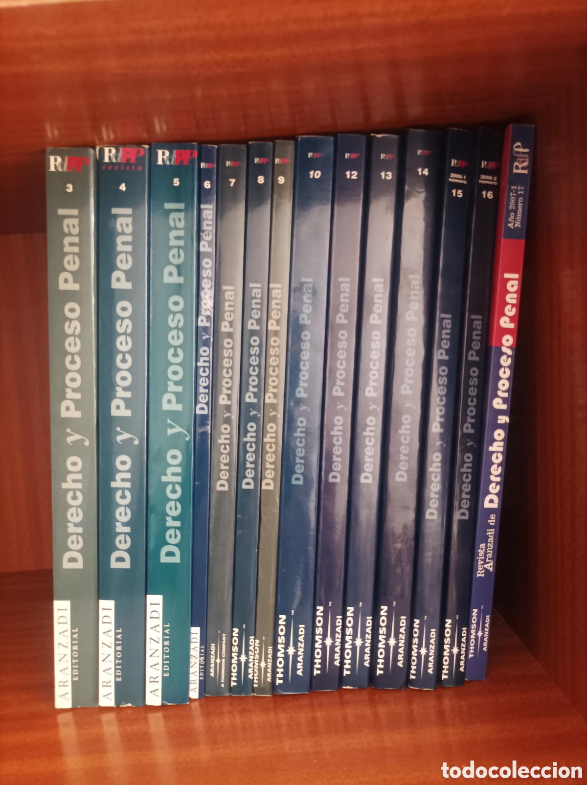 Libros de segunda mano: Lote 15 tomos Derecho y Proceso Penal