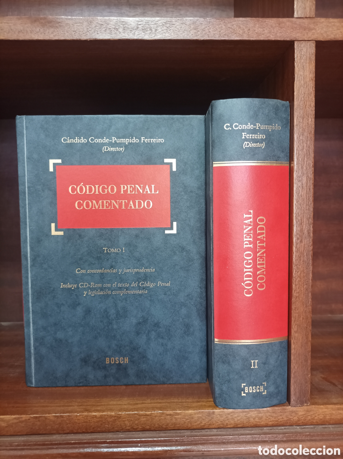 Libros de segunda mano: C&oacute;digo Penal Comentado (2 tomos + CD) - Foto 3