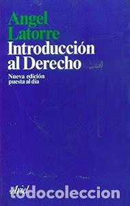 Libros de segunda mano: Introducci&oacute;n Al Derecho - &Aacute;ngel Latorre - Editorial Ariel - 33