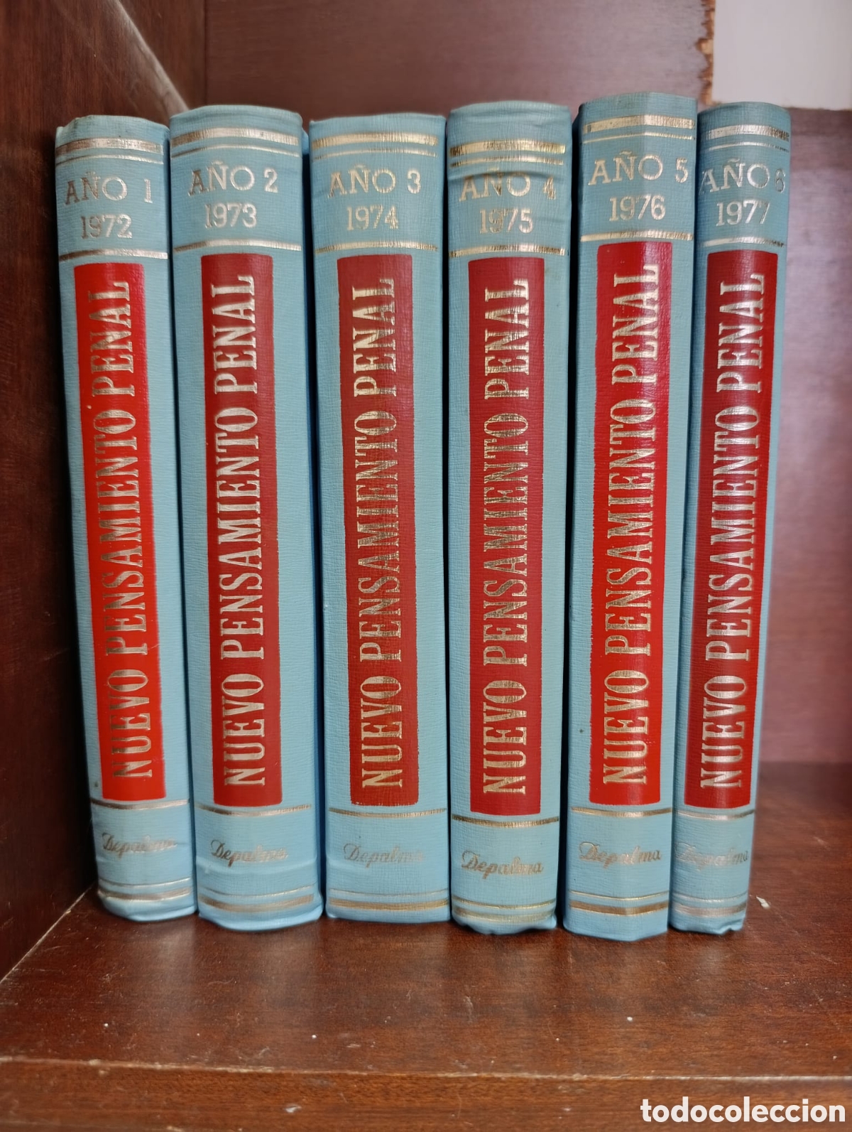 Libros de segunda mano: Colecci&oacute;n Revista Nuevo Pensamiento Penal 1972-1977 6 tomos