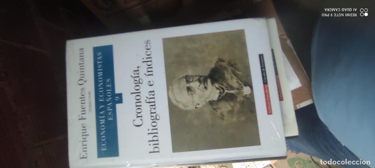 Libros de segunda mano: ECONOMIA Y ECONOMISTAS ESPA&Ntilde;OLES-CRONOLOGIA, BIBLIOGRAFIA E INDICES-ENRIQUE FUENTES QUINTANA-2004
