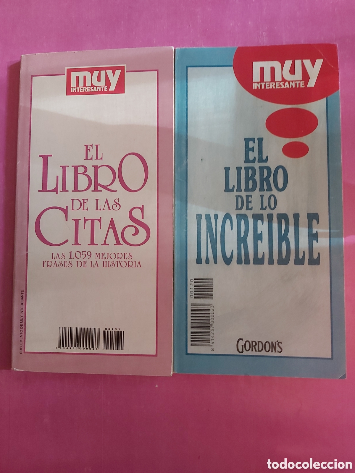 Libros de segunda mano: EL LIBRO DE LAS CITAS EL LIBRO DE LO INCRE&Iacute;BLE MUY INTERESANTE 1991 1992