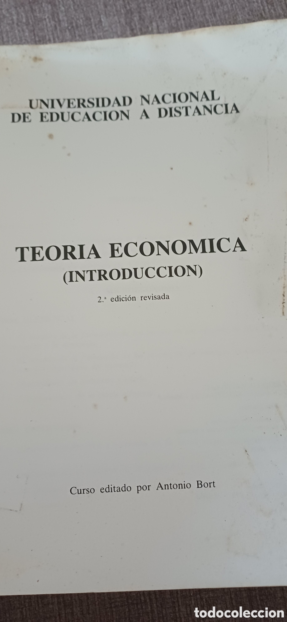 Libros de segunda mano: Teor&iacute;a Econ&oacute;mica (introducci&oacute;n) - Foto 4
