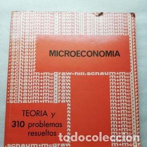 Libros de segunda mano: MICROECONOMIA - TEORIA Y PROBLEMAS