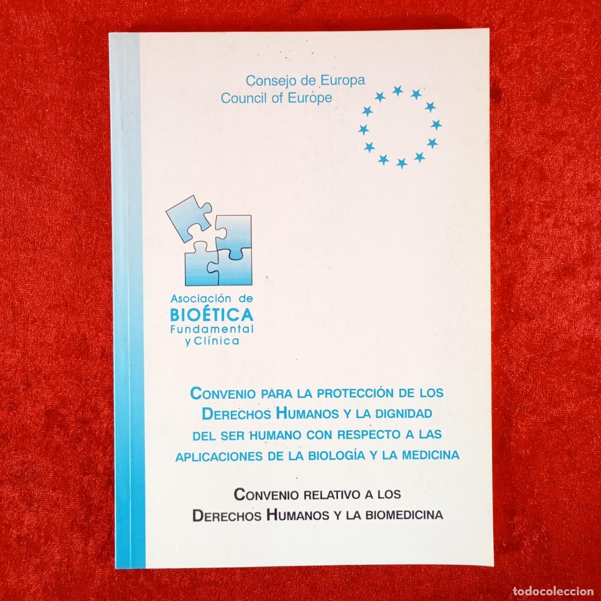 Libros de segunda mano: CONVENIO PARA LA PROTECCI&Oacute;N DE LOS DERECHOS HUMANOS Y LA DIGNIDAD - CONSEJO DE EUROPA / 1132