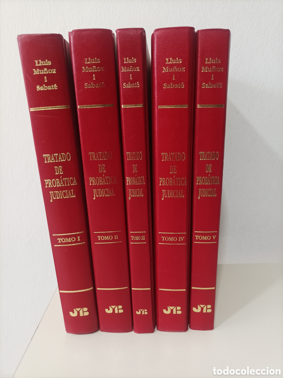Libros de segunda mano: Tratado de Prob&aacute;tica Judicial - Obra Completa (5 Tomos) - Mu&ntilde;oz i Sabat&eacute;