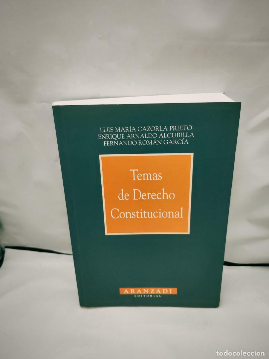 Gebrauchte B&uuml;cher: Temas de derecho constitucional (Firma autor, PRIMERA EDICI&Oacute;N)