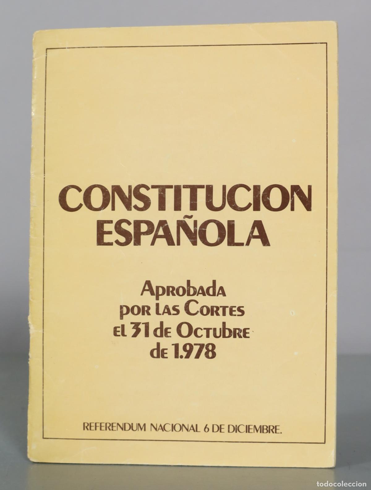 Libros de segunda mano: Constituci&oacute;n Espa&ntilde;ola 1978