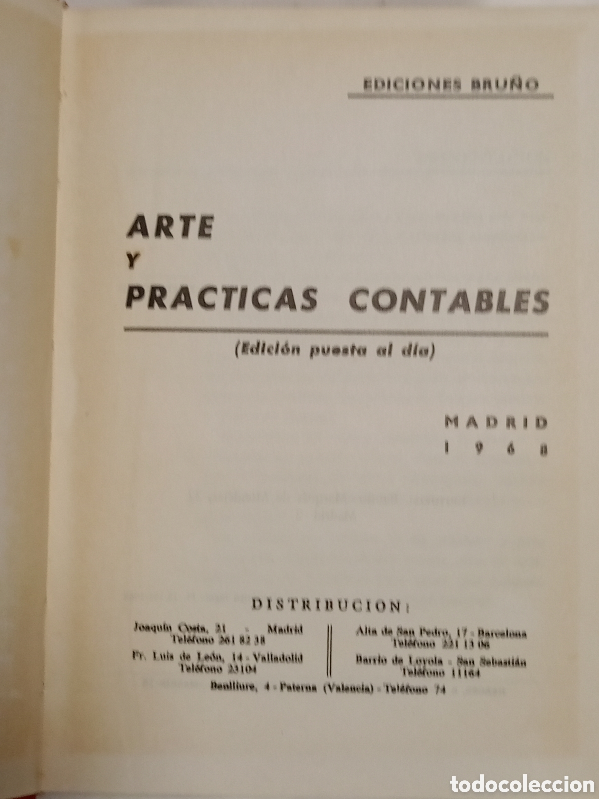 Libros de segunda mano: Arte y pr&aacute;cticas contables 1968 ediciones Bru&ntilde;o - Foto 2