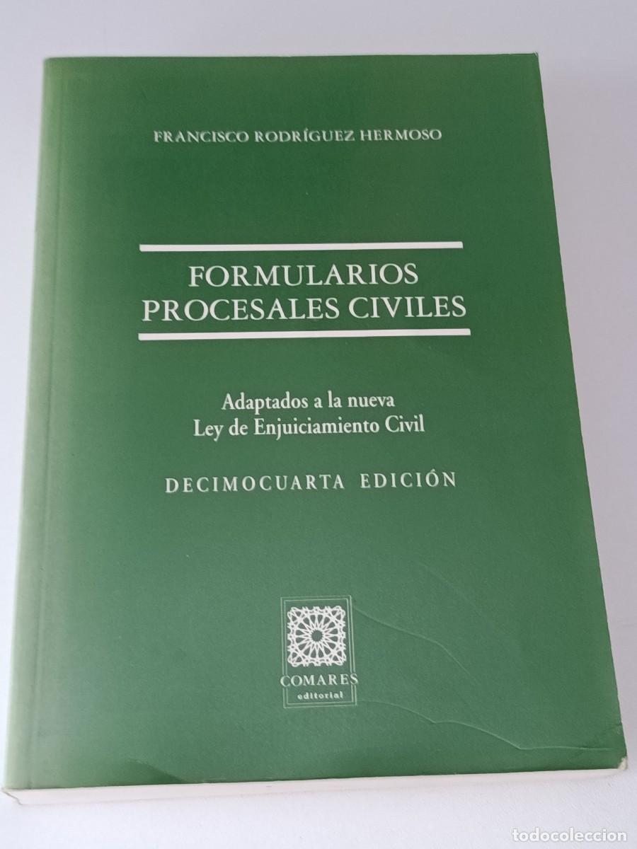 Second hand books: FORMULARIOS PROCESALES CIVILES