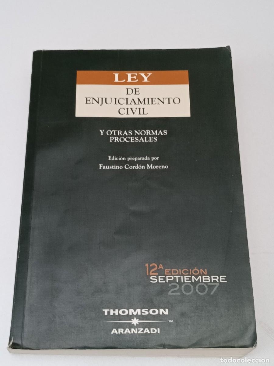 Second hand books: LEY DE ENJUACIAMIENTO CIVIL