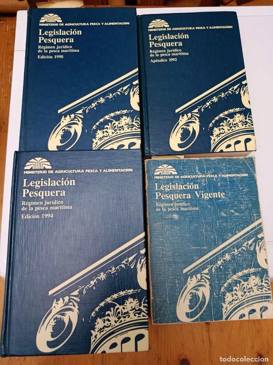 Libros de segunda mano: LEGISLACION PESQUERA 4 VOLUMENES