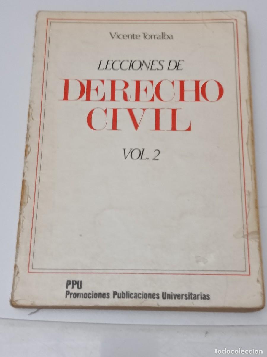 Libri di seconda mano: LECIONES DE DERECHO CIVIL TOMO 2