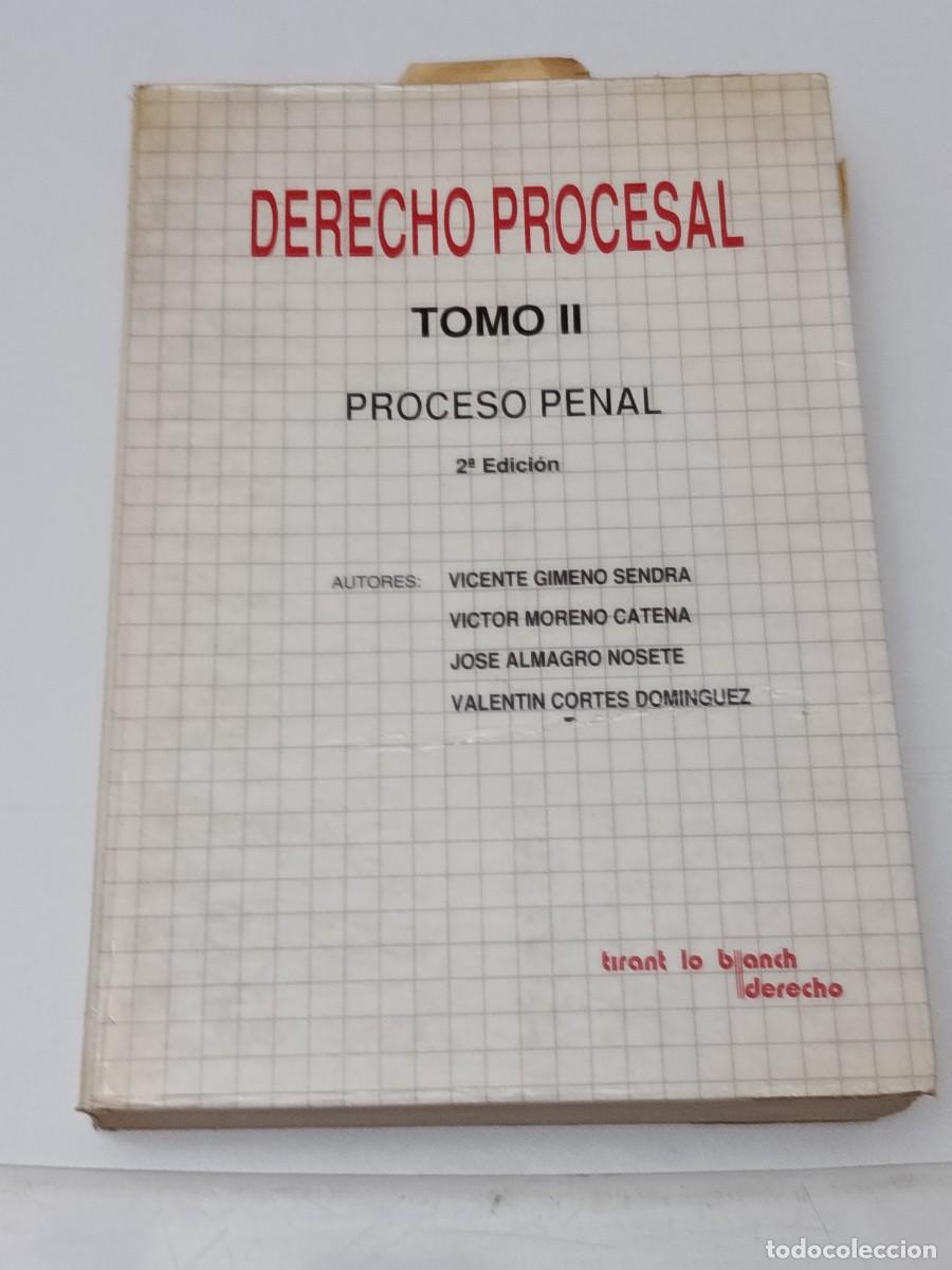 Libros de segunda mano: DERECHO PROCESAL TOMO II
