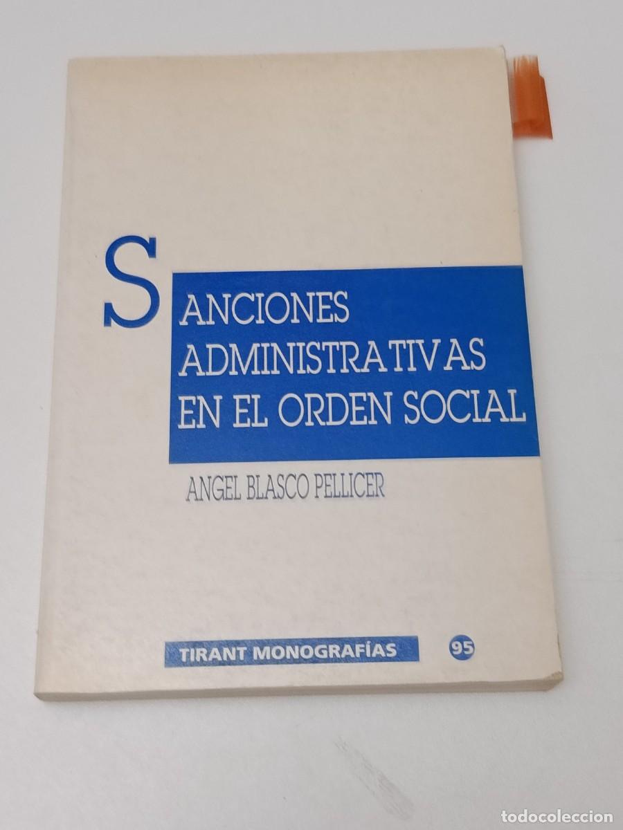 Second hand books: SANCIONES ADMINISTRATIVAS EN EL ORDEN SOCIAL