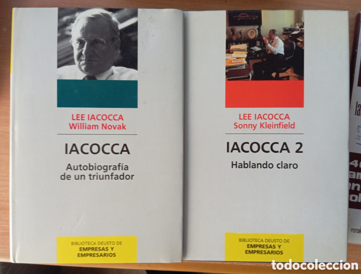 Second hand books: IACOCCA 2 LIBROS - NOVAK - KLEINFIELD