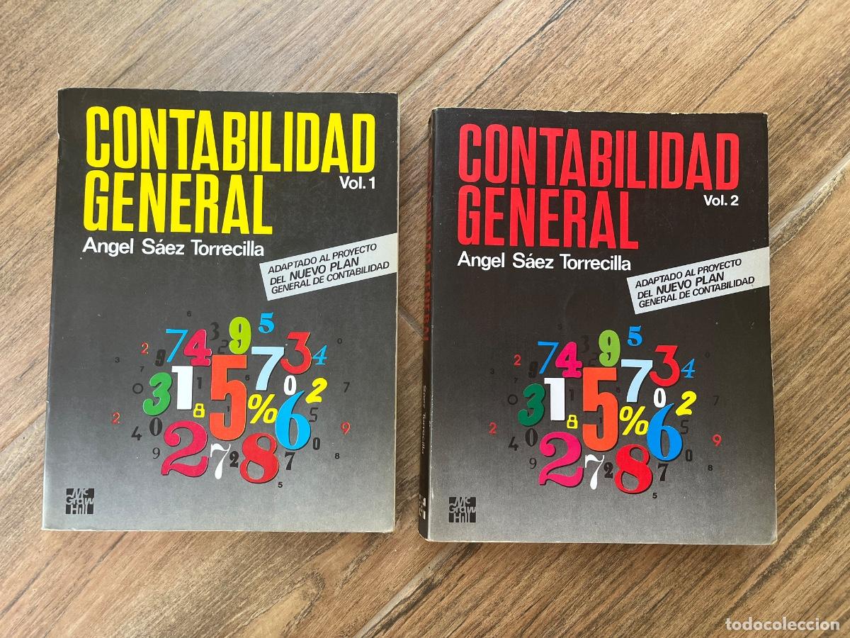 Libros de segunda mano: Contabilidad general / &Aacute;ngel S&aacute;ez Torrecilla. 2 vols