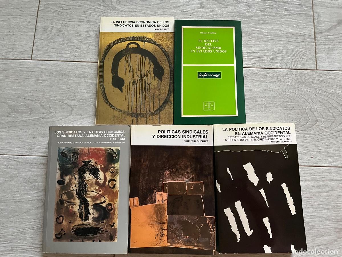Libros de segunda mano: COLECCI&Oacute;N ECONOM&Iacute;A DEL TRABAJO - sindicatos en USA, GRAN BRETA&Ntilde;A, ALEMANIA OCCIDENTAL, SUECIA