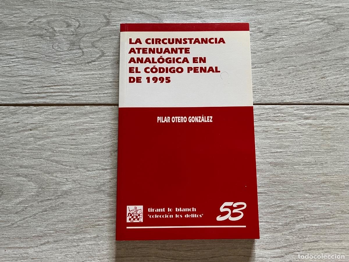 Libros de segunda mano: La circunstancia atenuante anal&oacute;gica en el C&oacute;digo Penal de 1995 - Tapa blanda M&ordf; Del Pilar Otero Gon
